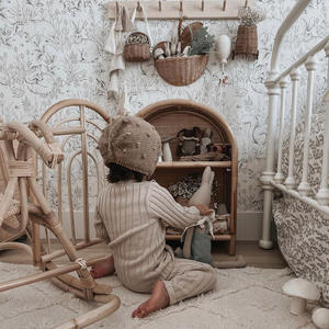 Armoire de rangement en rotin pour décoration de chambre d'enfants en gros belle armoire naturelle armoires pour bébés armoires pour enfants - Product Image 6