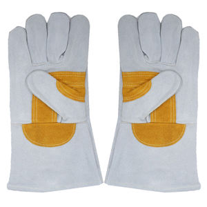 2025 nueva fabricación de fábrica guantes de soldadura de cuero Palma de hockey guantes de cuero de transferencia de calor mecánico resistente para hombres - Product Image 3