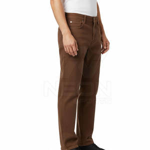 Pantalones de Hombre al por Mayor de Estilo Único para Venta en Línea, Pantalones Vaqueros Lavados con Diseño Personalizado - Product Image 3