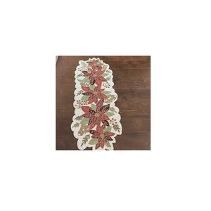 Camino de mesa colorido de tendencia, camino de mesa con cuentas de tela de retazos, cena, celebración, fiesta festiva, mesa decorativa - Product Image 2