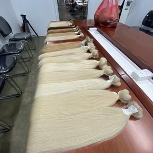 วิกผมแท้แบบสองสีสำหรับต่อผมมนุษย์แบบไม่ผ่านการแปรรูปผมคนแท้แบบสองชั้น - Product Image 3