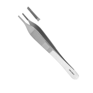 Adson Dressing Forceps 4.75 \ "Factory Direct Wholesale pour la manipulation d'instruments chirurgicaux de suture de tissus mous Base - Product Image 2