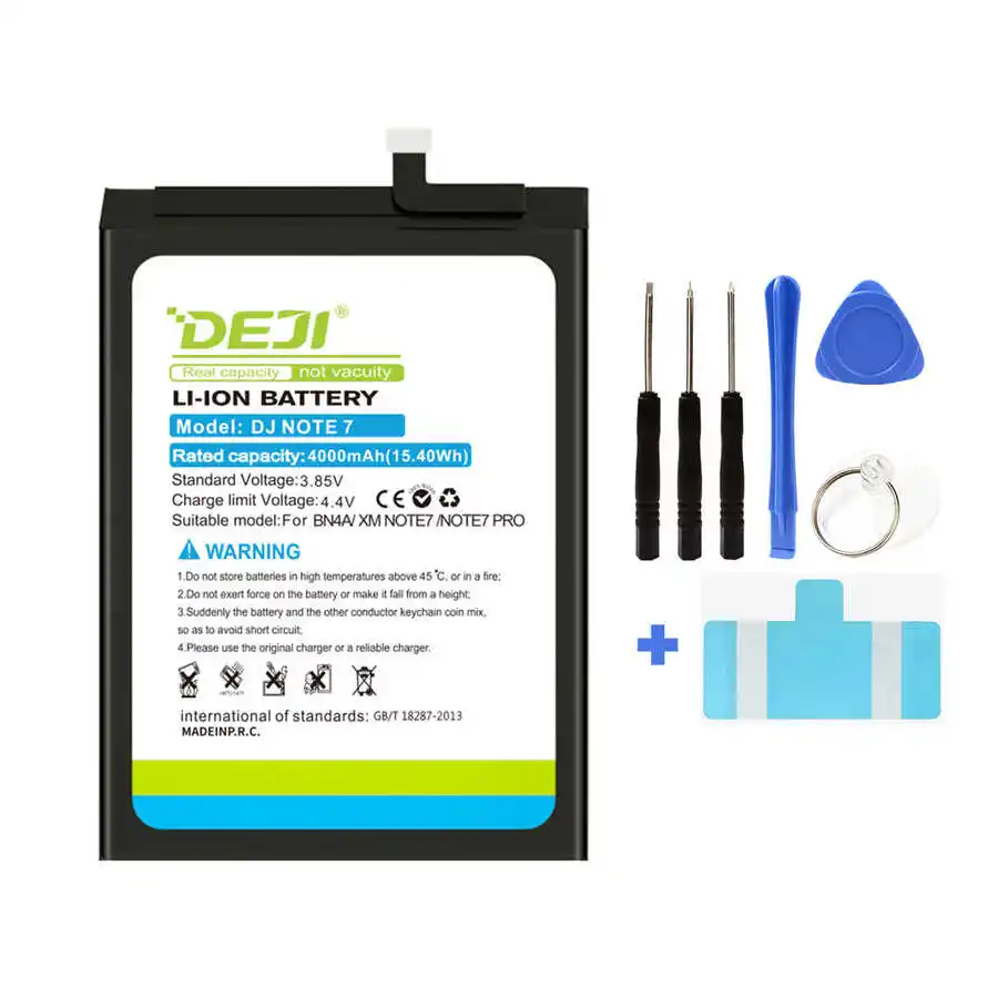 High Quality Brand New Mobile Phone Batterises Battery For Xiaomi Redmi BN4A Note 7 Pro Replacement