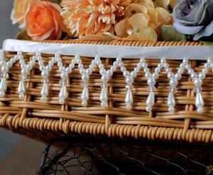 Adorno de Perlas de Marfil Colgantes, Adorno de Borlas con Cuentas, Adorno de Flecos de Tubos para Disfraces de Fiesta, Decoración con Forma de Lámpara para el Hogar - Product Image 2