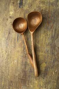 Cuchara de Madera Hecha a Mano de Lujo, Utensilios de Cocina de Madera con Acabado Pulido Espejo, Varios Diseños, Hecho en India, para Camping - Product Image 4