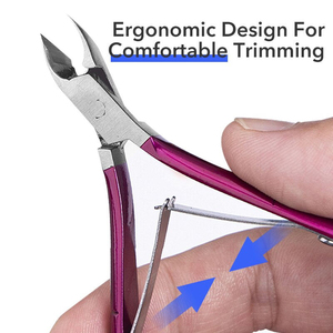 Cortaúñas de Acero Inoxidable con Doble Resorte, Herramienta de Manicura Profesional Portátil y Recta para Uñas de los Pies, Precio de Fábrica - Product Image 3