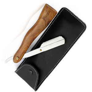 Rasoir personnalisé avec logo, couteau à raser pliable en acier inoxydable avec lame droite, rasoir de barbier fabriqué par Pissco Pakistan - Product Image 4