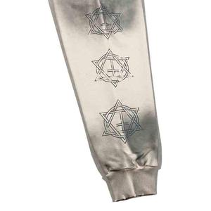 Hoodie American High Street 2026, broderie usée, effet vieilli, fermeture éclair, tendance - Product Image 4