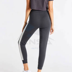 Pantalon évasé décontracté pour femme en toile respirante vert uni, conception OEM personnalisée, faible MOQ, taille XL, vêtement d'hiver, devant plat, confortable - Product Image 2