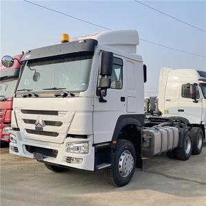 Camion tracteur d'occasion Howo 420HP RHD Diesel Automatique 6x4 avec suspension pneumatique et siège conducteur – Camion tracteur lourd 6x4 - Product Image 1