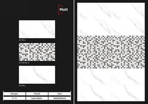 กระเบื้องเซรามิกเคลือบดิจิตอลขนาด300X600มม. เนื้อแข็งทันสมัยสำหรับห้องครัวในห้องน้ำสุดหรูจากอินเดีย - Product Image 6