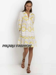 2024 New Arrival Women <b>Dresses</b> Custom Embroidery Long Sleeve Boho Fashion Wholesale Price Product - Product Image 2