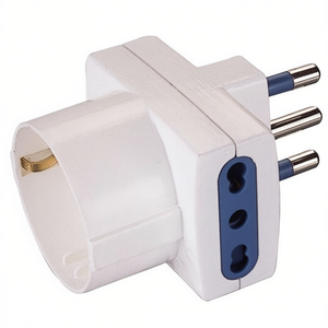 Adaptateur de prise électrique standard italienne avec 2 prises 2P+T 10/16A et 1 prise 2P+T 10A/16A - Product Image 3
