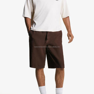 Pantalones Cortos Deportivos de Lona 100% Algodón de Alta Calidad para Hombre, de Secado Rápido, Diseño con Doble Estampado, Cintura Elástica, Casuales, Antiarrugas - Product Image 2