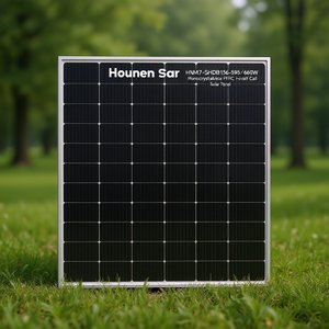 Panneau solaire monocristallin PERC demi-cellule Hounen Solar HNM7-SHDB156-595/M 660W - Product Image 3