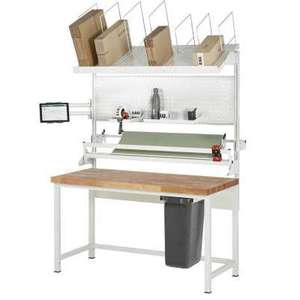 Set Completo di Tavolo da Imballaggio 06, WB-8000, B1500 x T700, B-Piastra - Product Image 2