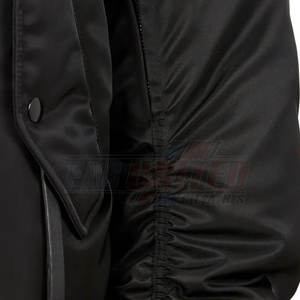 Chaqueta bomber de forro suave de moda para hombre con cuello levantado y detalle acanalado de mangas completas - Product Image 6