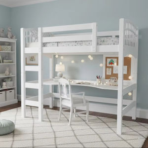 Moderne Design Valencia Lit Loft Complet en Café pour Dortoir et Hôtel Nouveaux Meubles en Bois de Viet Nam Usine - Product Image 1