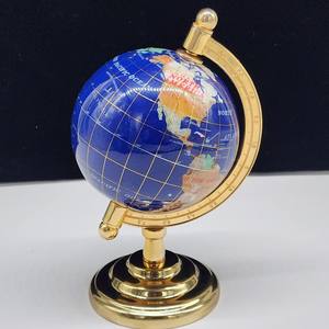 Globe terrestre miniature décoratif à bas prix, support en laiton, globe rotatif, couleurs réalistes, étude, éducation, remise de diplôme, mariage - Product Image 4