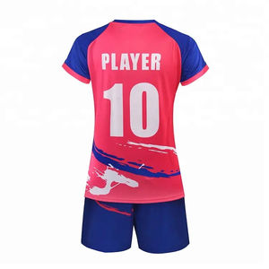 Volleyball Uniform for Women Girls Youth Plus Size Breathable Jersey Custom Design Volleyball Uniform - Product Image 2