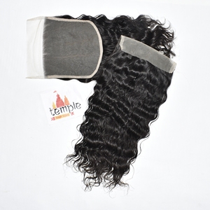 Extensions de cheveux humains indiens bruts 7*7, cheveux de temple, vente en gros, cuticules alignées, avec ondulations, boucles lâches, styles profonds, pas cher - Product Image 1
