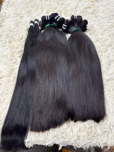 Venta al por mayor de extensiones de cabello Remy vietnamita recto natural de encaje HD tipo de cabello indio en color negro paquetes de trama - Product Image 4