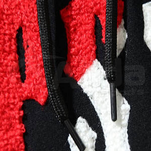 Conjunto de Sudadera con Capucha y Pantalones Deportivos con Bolsillos con Cremallera, Bordado Vintage, Felpa Francesa, Lavado Ácido, Conjunto de Sudadera con Capucha de Felpa Gruesa - Product Image 2