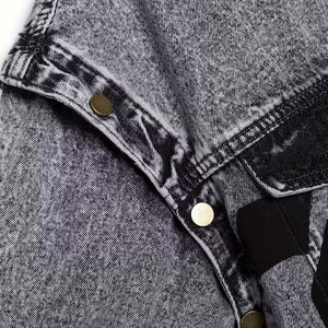 Vente en gros 2025 printemps et automne nouvelle taille européenne veste en jean de haute qualité veste en coton décontractée coupe ajustée veste pour hommes - Product Image 4