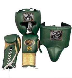 Wholesale Custom Made No Boxing No Life Boxing Equipment Training Kit With Genuine Leather Gloves Oem Head Guard Groin For Adult - Product Image 4