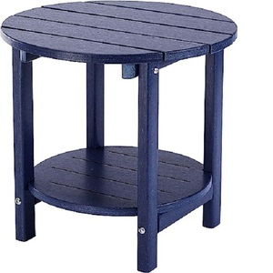 Nuevo diseño de venta caliente en forma redonda azul con soporte de pie mesa auxiliar dormitorio sala de estar taburete decorativo para el hogar soporte de cocina - Product Image 1