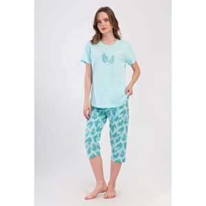 Combinaison de nuit ovale à manches courtes et col rond pour femme, taille XXL - Product Image 4