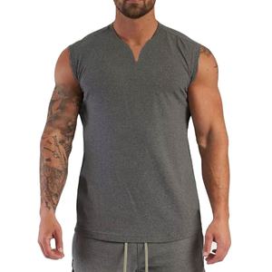 Service de conception OEM hommes respirant grande taille hommes débardeurs vêtements de sport personnalisation imprimé Logo débardeur hommes - Product Image 1