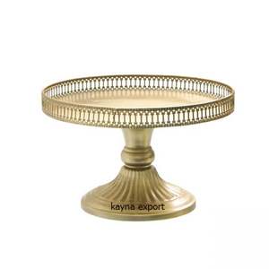 Soporte de METAL decorativo con tapa de vidrio para pastel - Product Image 5