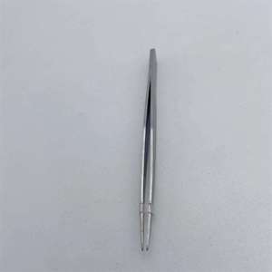 Pinzas para cejas antiestáticas de acero inoxidable de alta calidad, pinzas para cejas inclinadas de oro rosa negro - Product Image 2