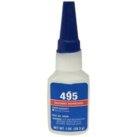 Meilleur prix 495 mastic adhésif de filetage de bouteille de buse en plastique pour la construction Super colle pour le collage acrylique