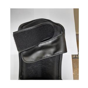 Espinilleras para entrenamiento de bateo de béisbol, fábrica al por mayor, fabricante de espinilleras, protección de piernas, diseño personalizado, espinilleras negras sólidas de béisbol - Product Image 3