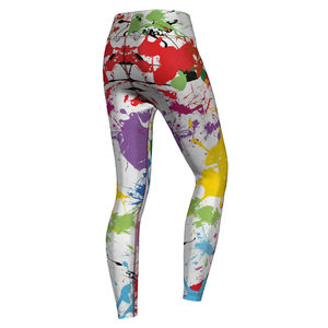 High Quality <b>Women's</b> High-Waist Yoga <b>Legging</b> Latest Style Breathable 92% Polyester Customizable Logo Low Price - Product Image 3
