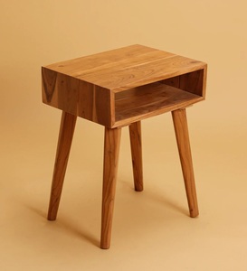 Mesitas de noche modernas hechas a mano de estilo antiguo, mesita de noche de madera para dormitorio, sala de estar, Hotel, decoración del hogar - Product Image 1