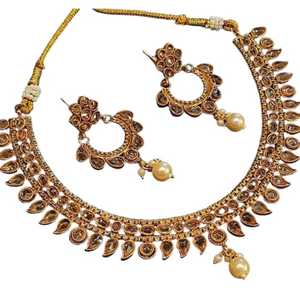 Conjunto de joyería nupcial exagerada para pendientes de boda, anillo, pulsera, collar, conjunto de joyería de 4 piezas, joyería nupcial de perlas para mujer - Product Image 1