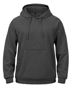 เสื้อมีฮู้ดแบบสวมหัวสำหรับผู้ชายเสื้อมีฮู้ดผ้าคอตตอนแท้สีพื้นใส่เล่นกีฬาแบบเรียบง่าย - Product Image 5