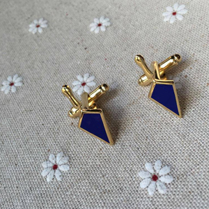 Boutons de manchette à la main maçonniques personnalisés avec frange Gantelets d'officiers d'artisanat Broderie Regalia Cadeaux Boutons de manchette maçonniques en métal OEM - Product Image 5