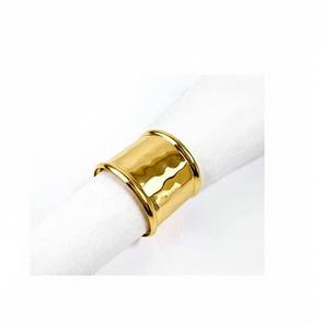 Nouvelle conception de porte-serviettes en métal avec motif floral, finition plaquée or, porte-serviettes en métal artisanal pour la décoration de mariage et d'événements - Product Image 6