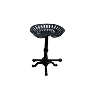 Muebles de Bar de alta calidad Estilo de diseño antiguo Revestimiento negro Asiento de tractor plegable Taburete de Bar Uso comercial Fabricante indio - Product Image 1