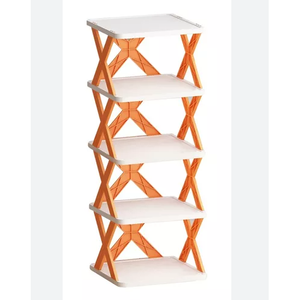 Moderna cremagliera di bambù organizzatore acciaio e materiale PP per la casa soggiorno mobili da cucina assemblaggio - Product Image 3