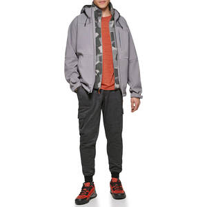 เสื้อแจ็คเก็ตฤดูหนาวแบบ unisex คุณภาพสูง เนื้อผ้านุ่ม ไนลอน/โพลีเอสเตอร์ คอตั้ง โลโก้ด้านหน้า ทรงหลวม ปิดด้วยซิป ขายตรง - Product Image 3