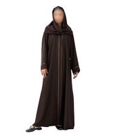 Abaya à manches structurées bleu aqua pour femmes, robe modeste musulmane, style Dubaï, kaftan islamique, jalabiya, robe élégante et modeste