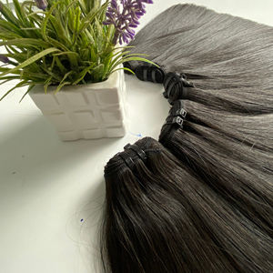 Pelo natural liso de trama pelo vietnamita pelo crudo - Product Image 1