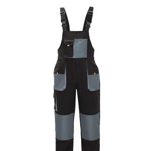 Babero de trabajo personalizado 65% poliéster 35% algodón ropa de trabajo de seguridad barata pantalones de babero personalizados para uso industrial y al aire libre - Product Image 4