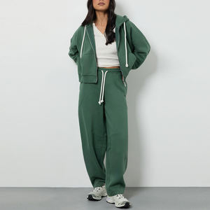 เสื้อฮู้ดครอปดีไซน์ทันสมัย ราคาถูกสำหรับผู้ซื้อจำนวนมาก / เสื้อผู้หญิงคุณภาพสูง บริการ OEM พร้อมโลโก้ที่ปรับแต่งได้ - Product Image 1