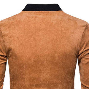 Chaqueta bomber para hombre con logotipo impreso personalizado Color sólido Algodón y carcasa suave Temporada de invierno Material de carcasa de seda Fabricado directamente - Product Image 6